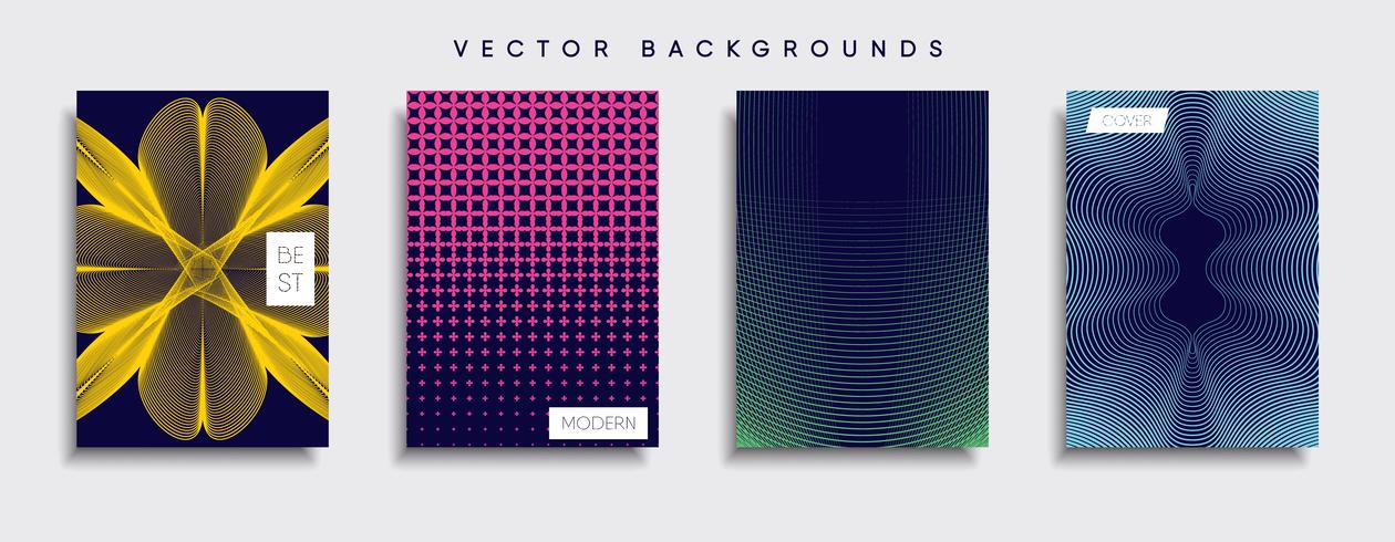 Minimal Vector cover designs. Future Poster template