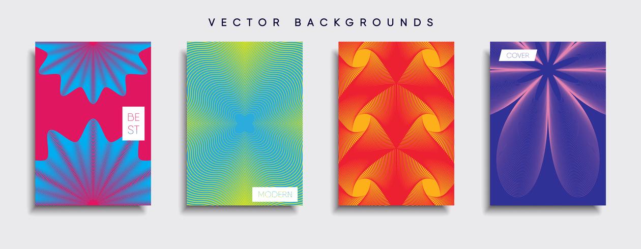 Minimal Vector cover designs. Future Poster template.