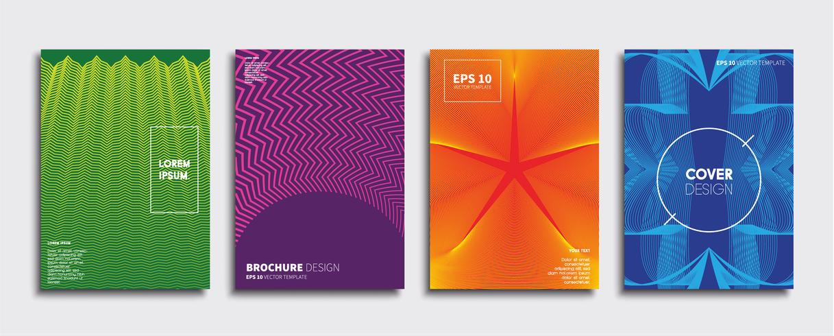 Minimal Vector cover designs. Future Poster template