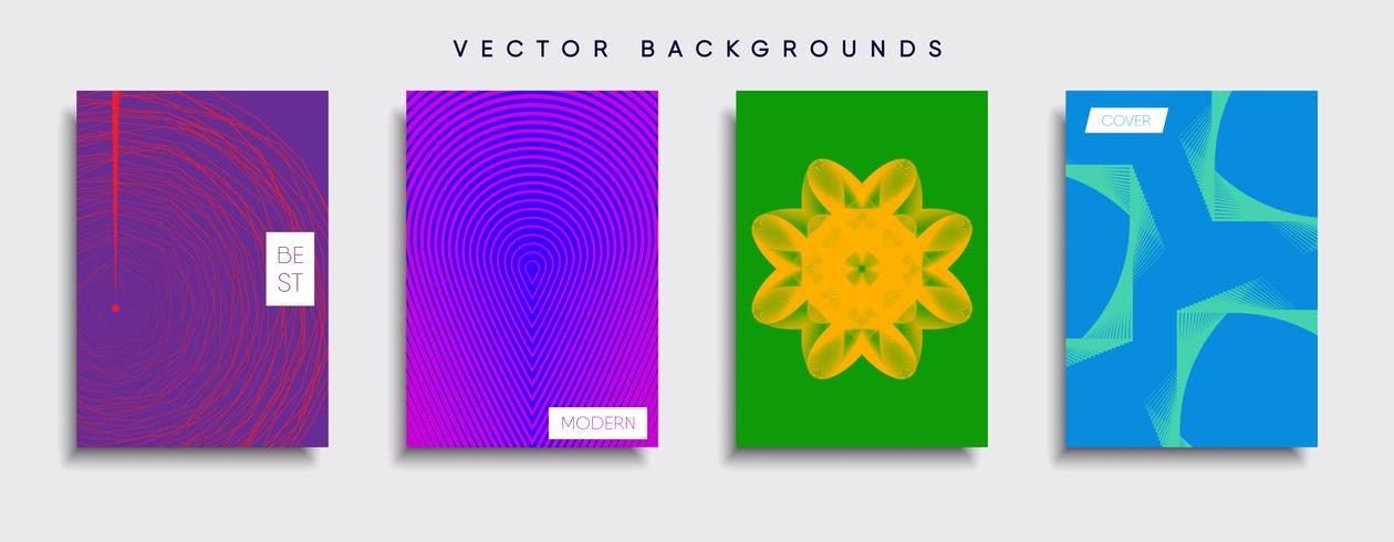 Minimal Vector cover designs. Future Poster template.