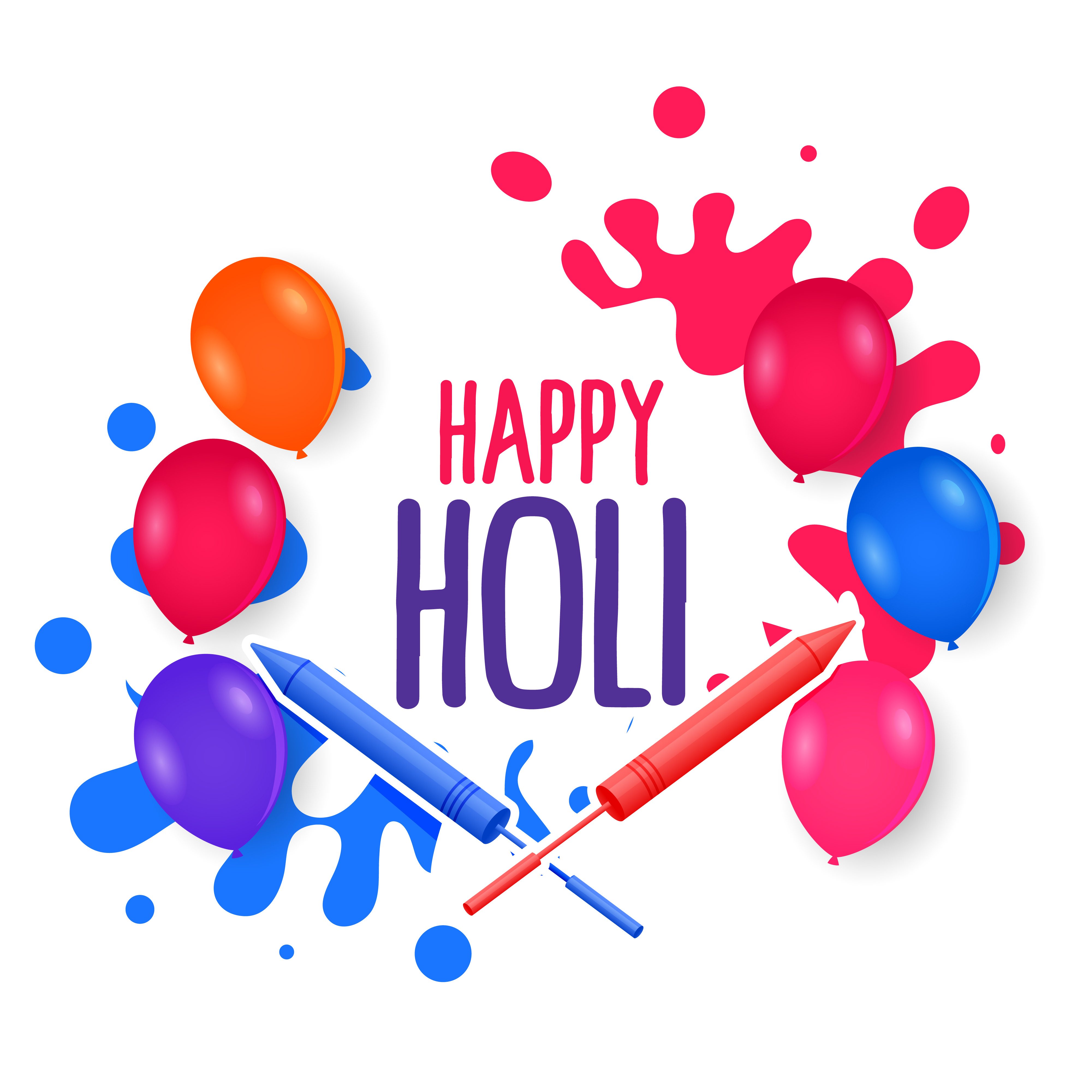 holi balloons pics