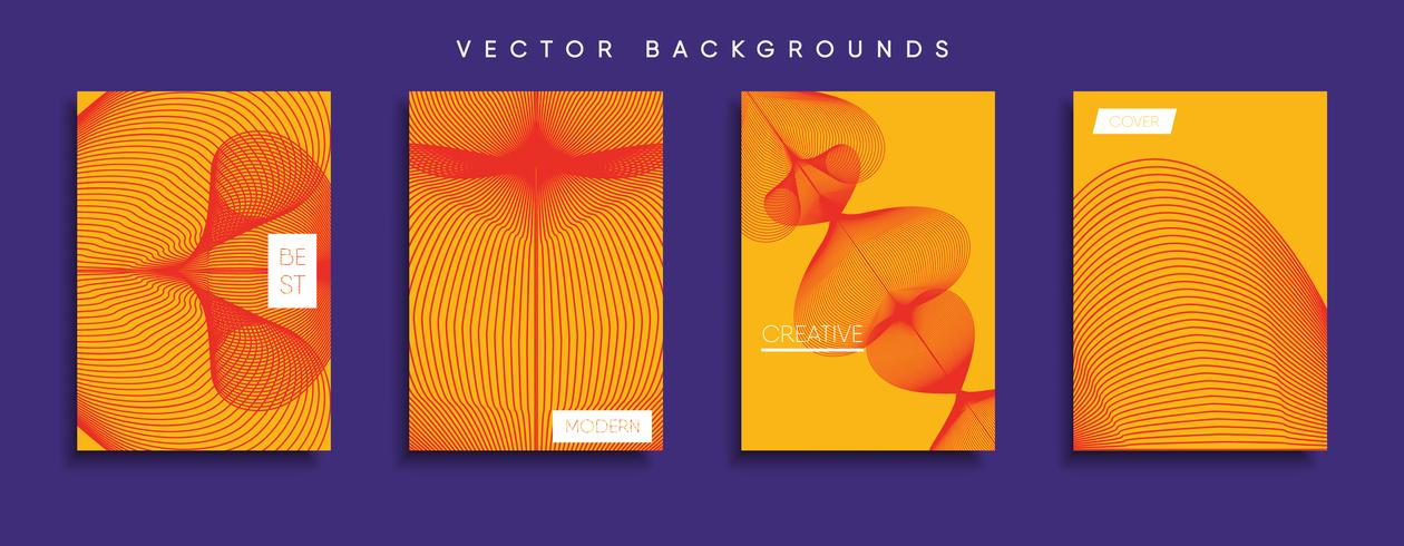 Minimal Vector cover designs. Future Poster template