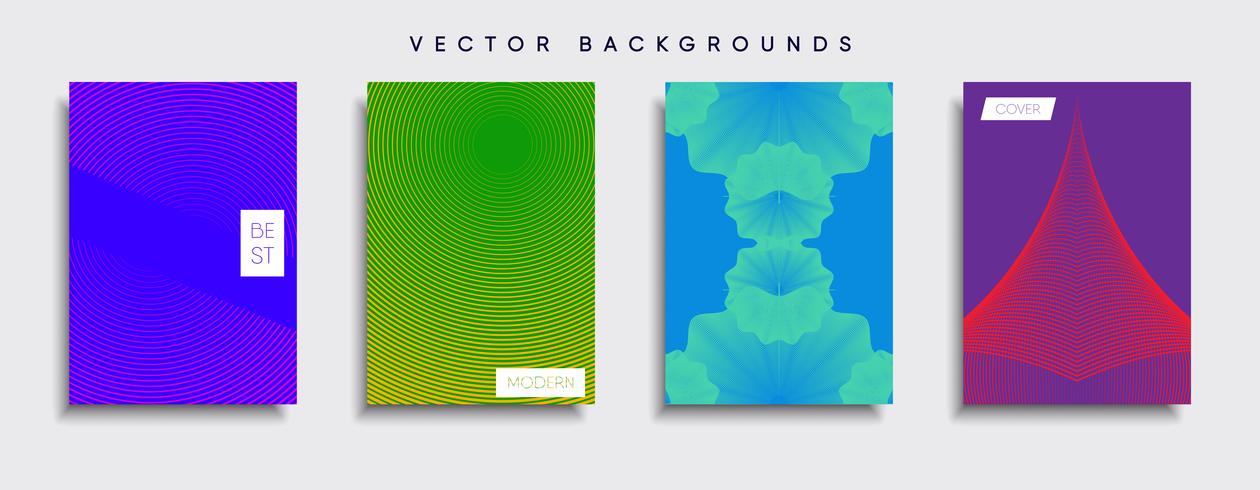 Minimal Vector cover designs. Future Poster template.