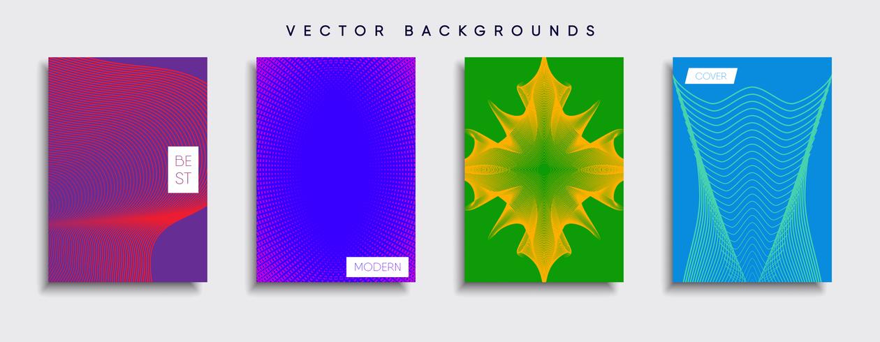 Minimal Vector cover designs. Future Poster template