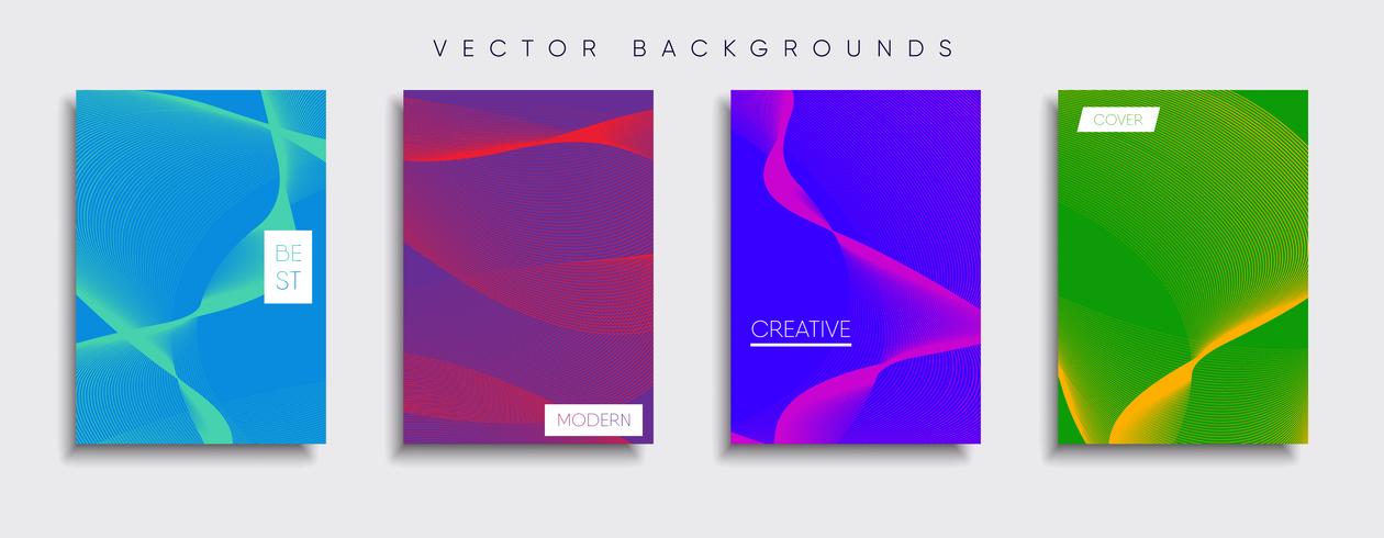 Minimal Vector cover designs. Future Poster template