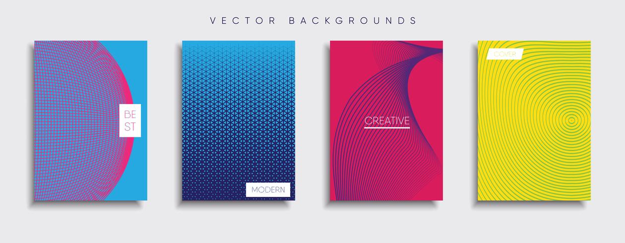 Minimal Vector cover designs. Future Poster template