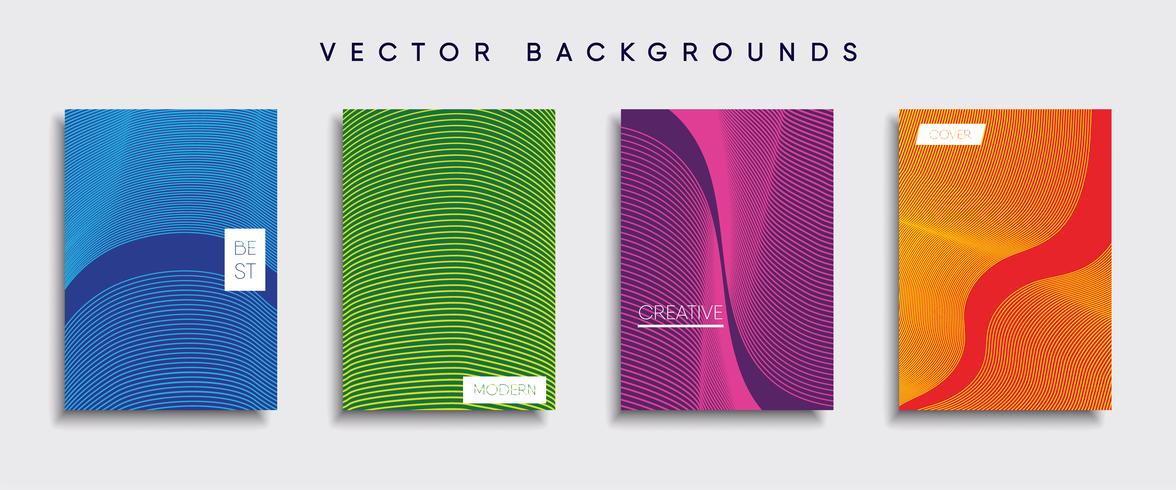 Minimal Vector cover designs. Future Poster template