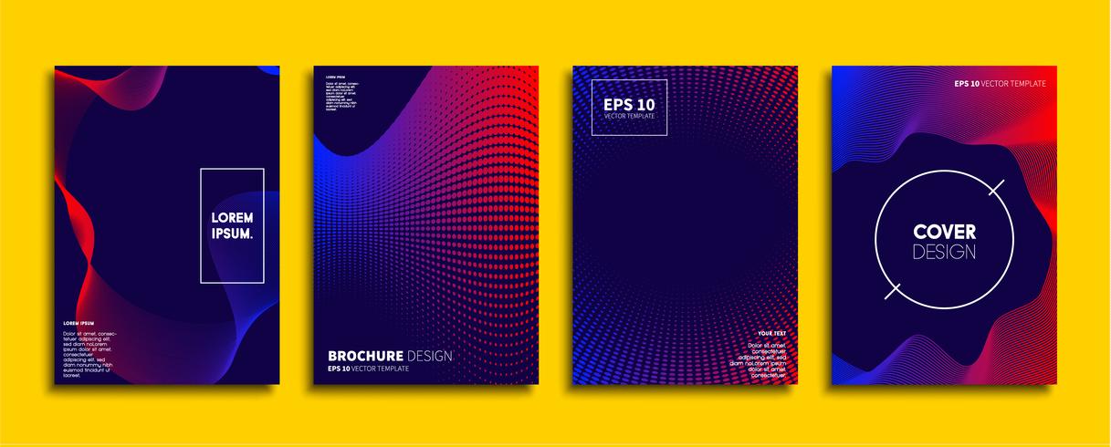 Minimal Vector cover designs. Future Poster template