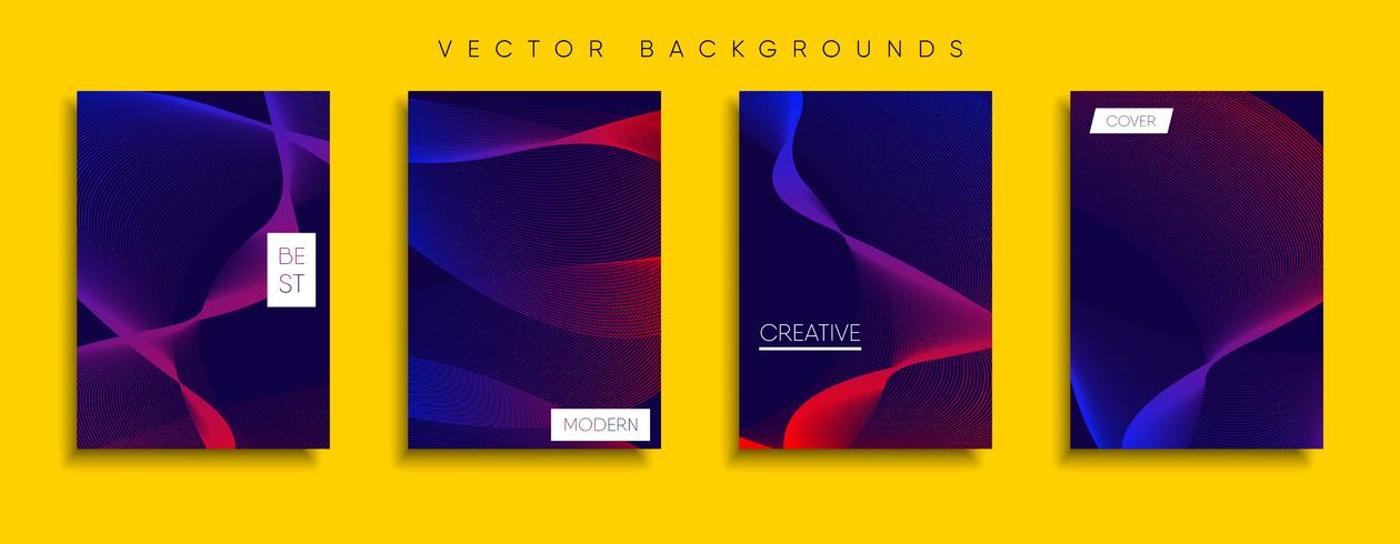 Minimal Vector cover designs. Future Poster template