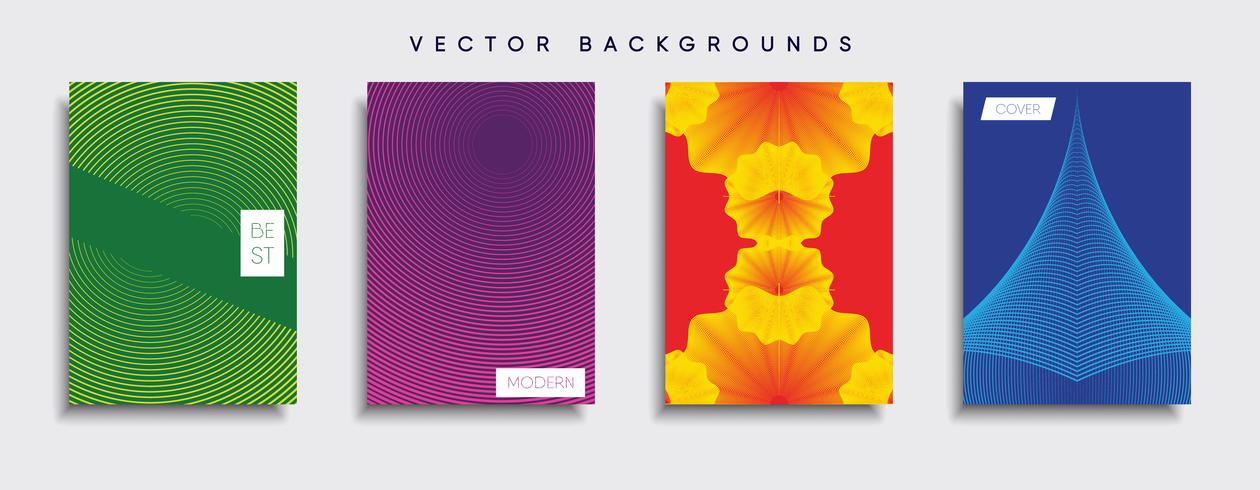 Minimal Vector cover designs. Future Poster template.