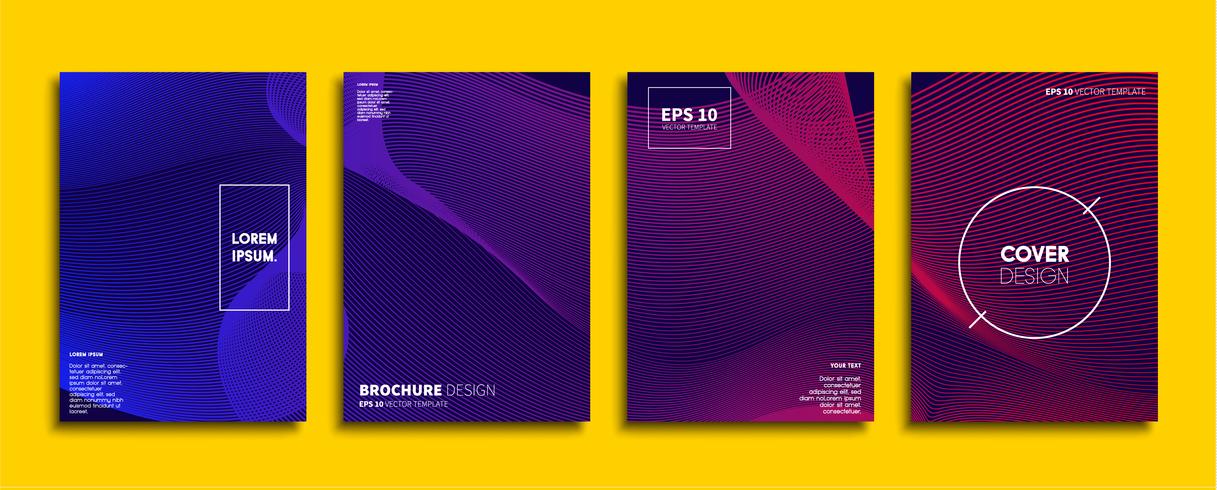 Minimal Vector cover designs. Future Poster template