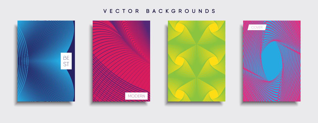 Minimal Vector cover designs. Future Poster template.