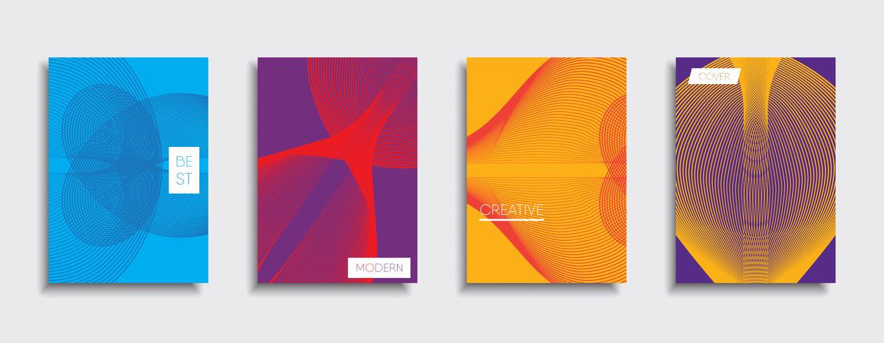 Minimal Vector cover designs. Future Poster template