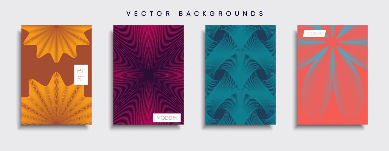 Minimal Vector cover designs. Future Poster template.