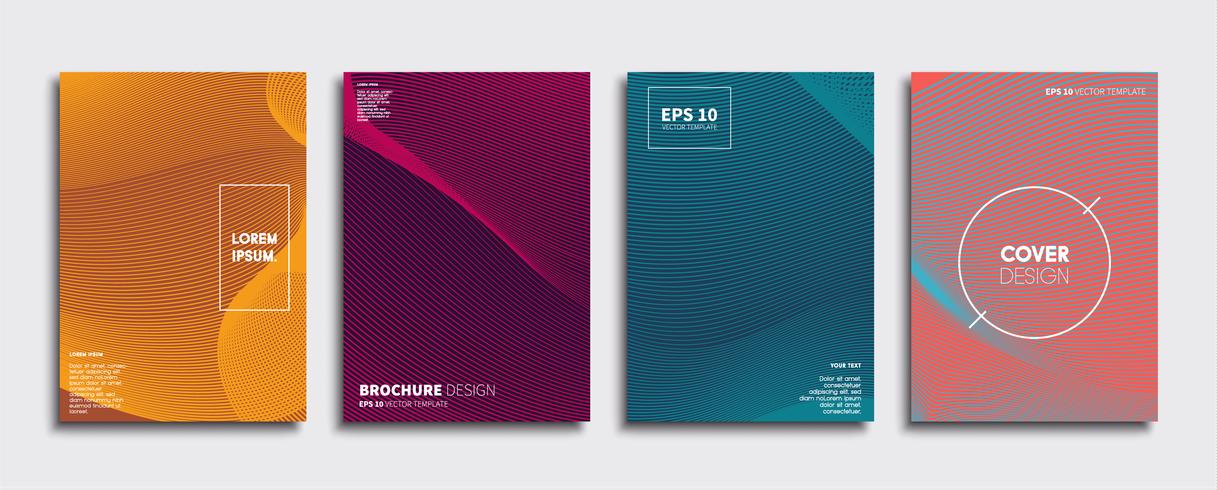 Minimal Vector cover designs. Future Poster template