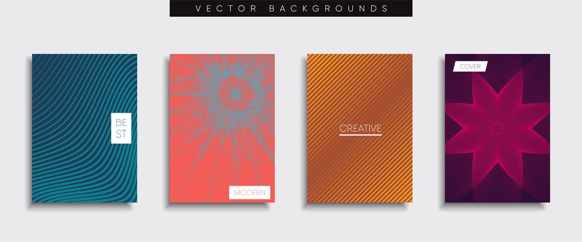 Minimal Vector cover designs. Future Poster template