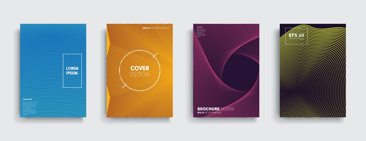 Minimal Vector cover designs. Future Poster template