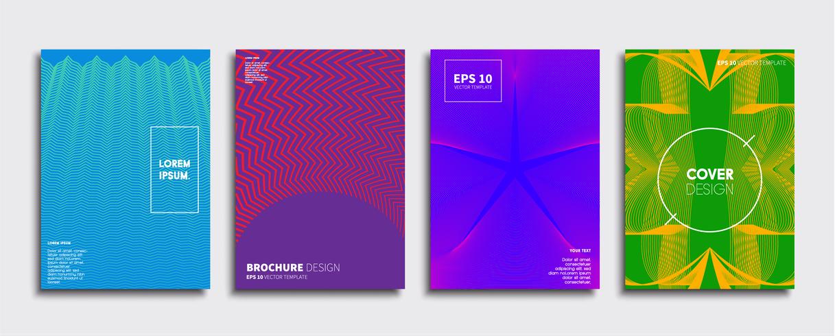 Minimal Vector cover designs. Future Poster template