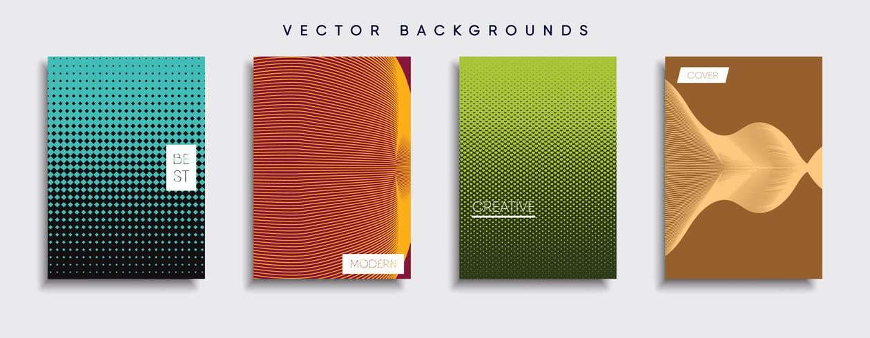 Minimal Vector cover designs. Future Poster template