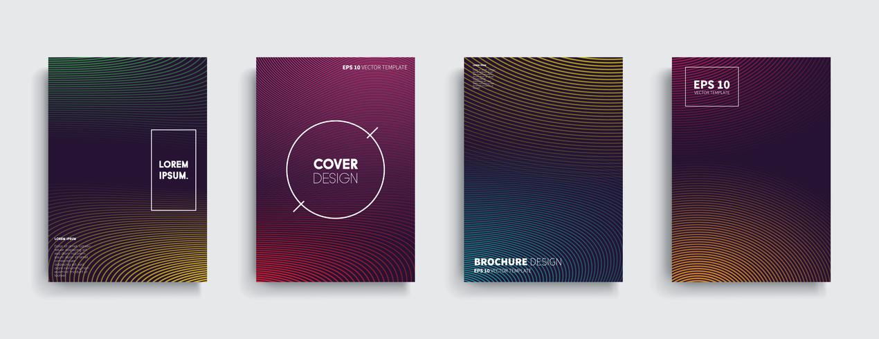 Minimal Vector cover designs. Future Poster template
