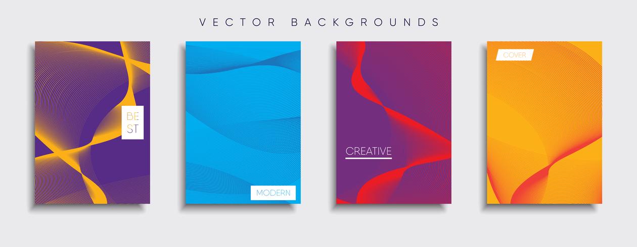 Minimal Vector cover designs. Future Poster template