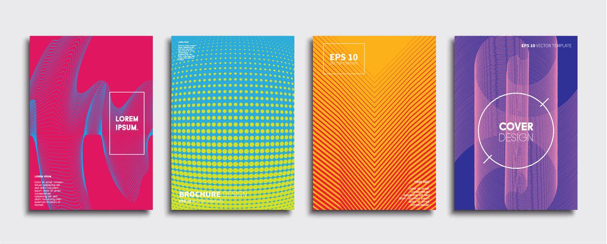 Minimal Vector cover designs. Future Poster template