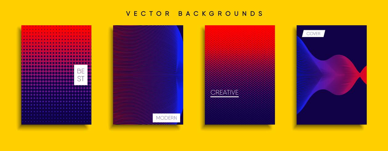 Minimal Vector cover designs. Future Poster template