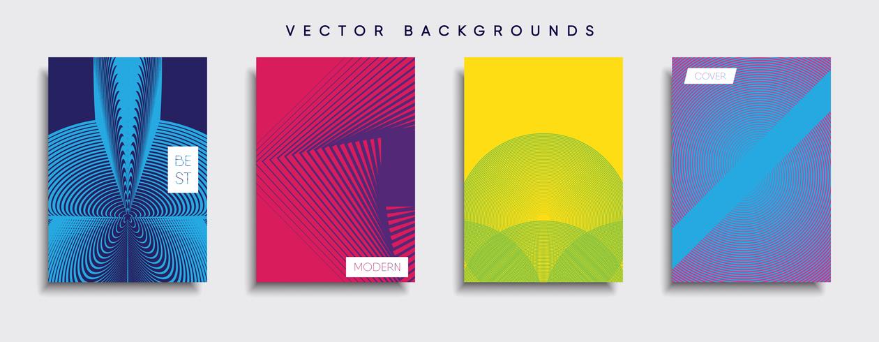 Minimal Vector cover designs. Future Poster template.