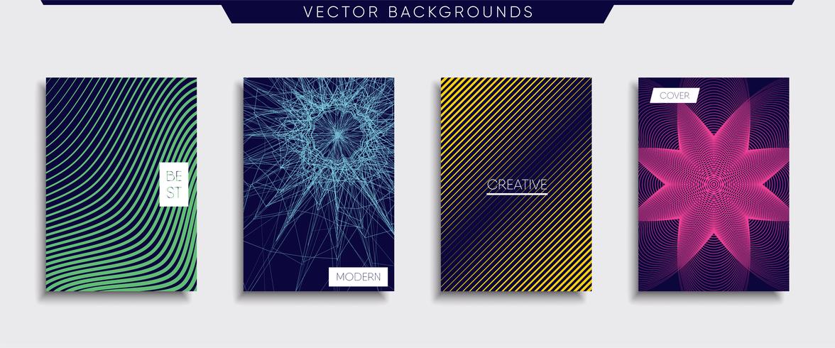 Minimal Vector cover designs. Future Poster template