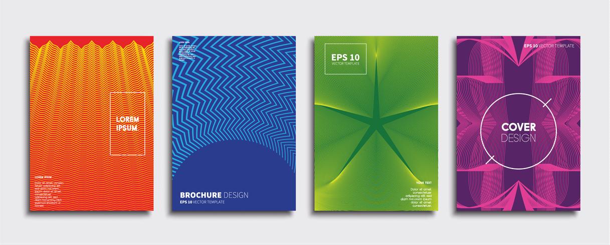 Minimal Vector cover designs. Future Poster template