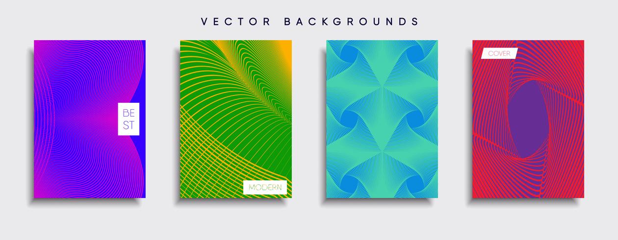 Minimal Vector cover designs. Future Poster template.