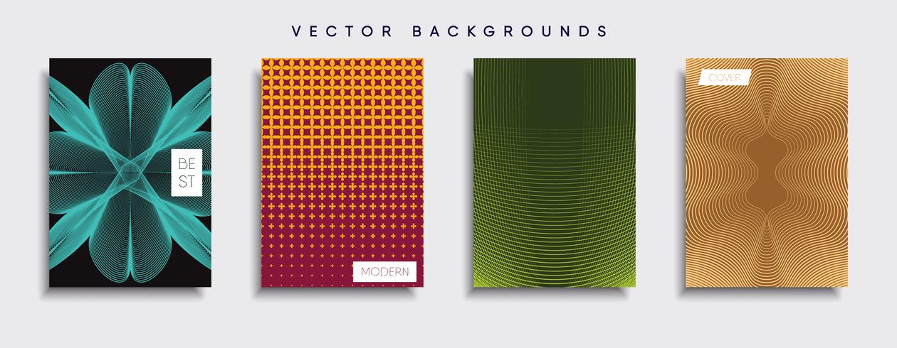 Minimal Vector cover designs. Future Poster template