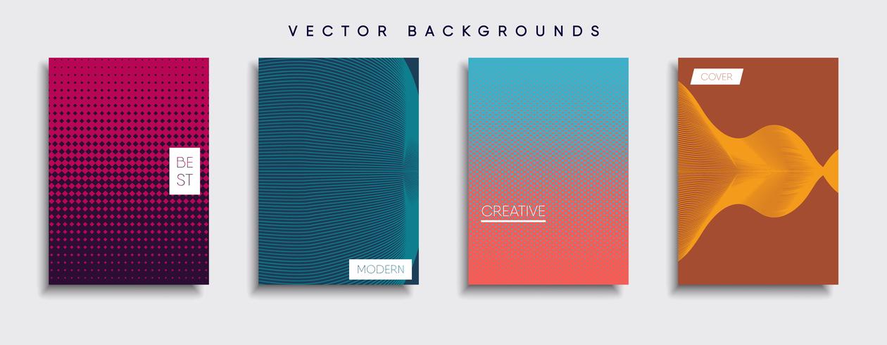 Minimal Vector cover designs. Future Poster template