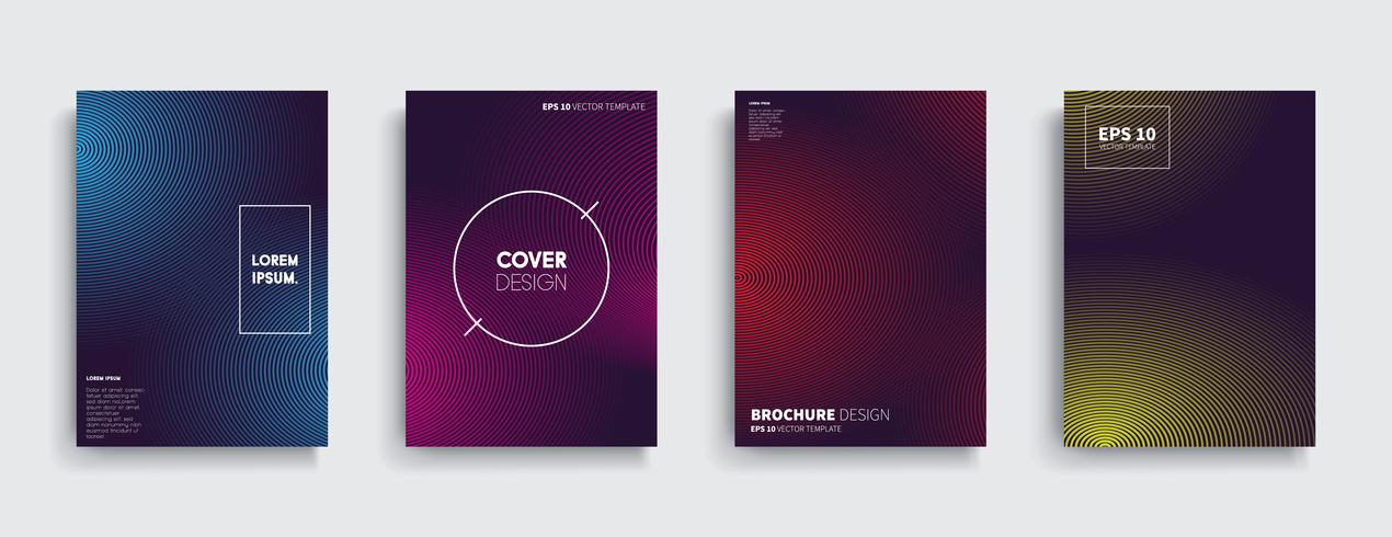 Minimal Vector cover designs. Future Poster template