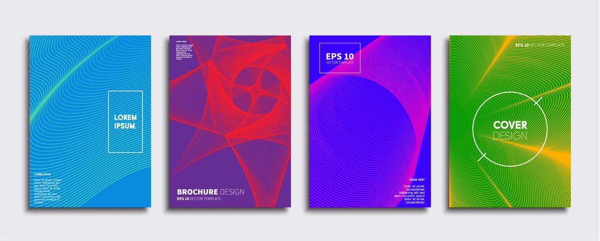 Minimal Vector cover designs. Future Poster template