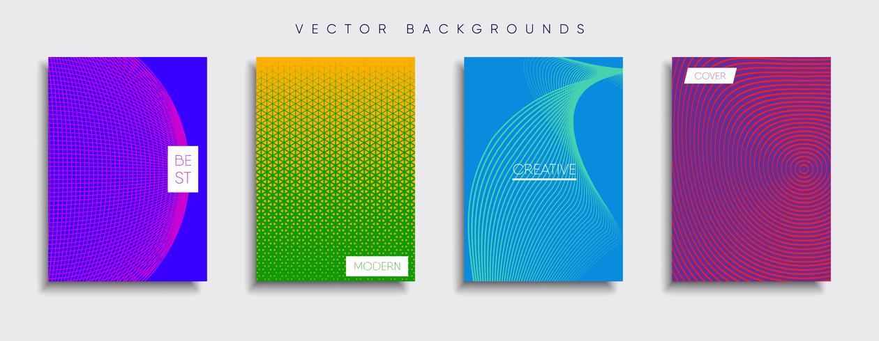 Minimal Vector cover designs. Future Poster template