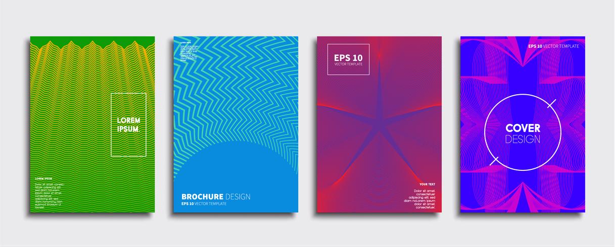 Minimal Vector cover designs. Future Poster template