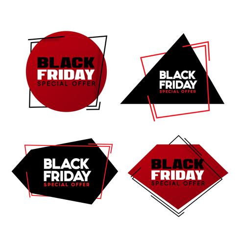 Black Friday sale vector illustration