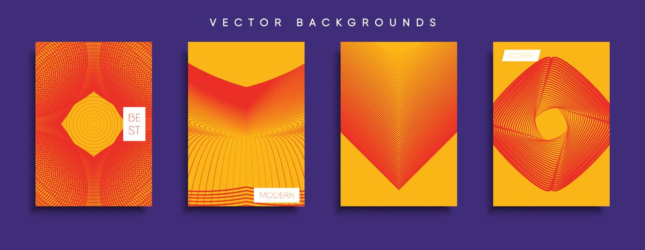 Minimal Vector cover designs. Future Poster template.