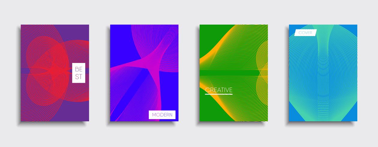 Minimal Vector cover designs. Future Poster template