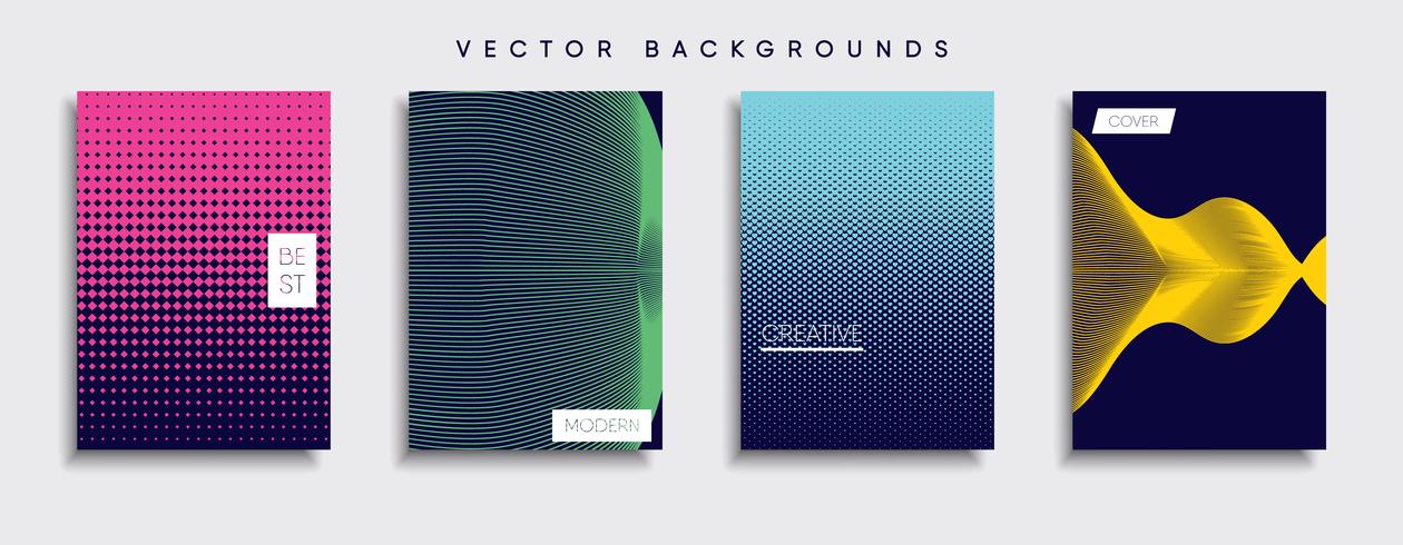 Minimal Vector cover designs. Future Poster template