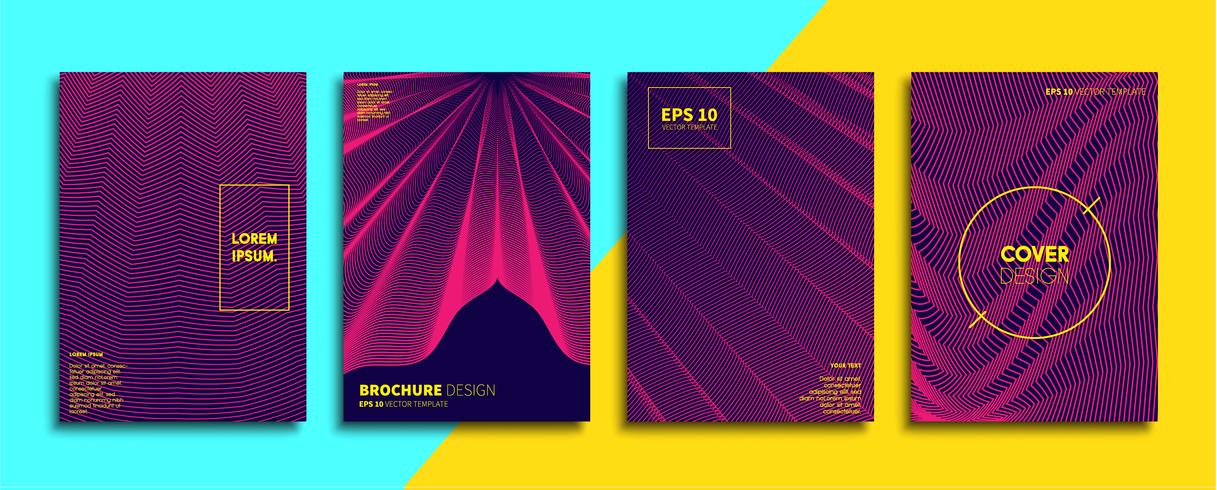 Minimal Vector cover designs. Future Poster template