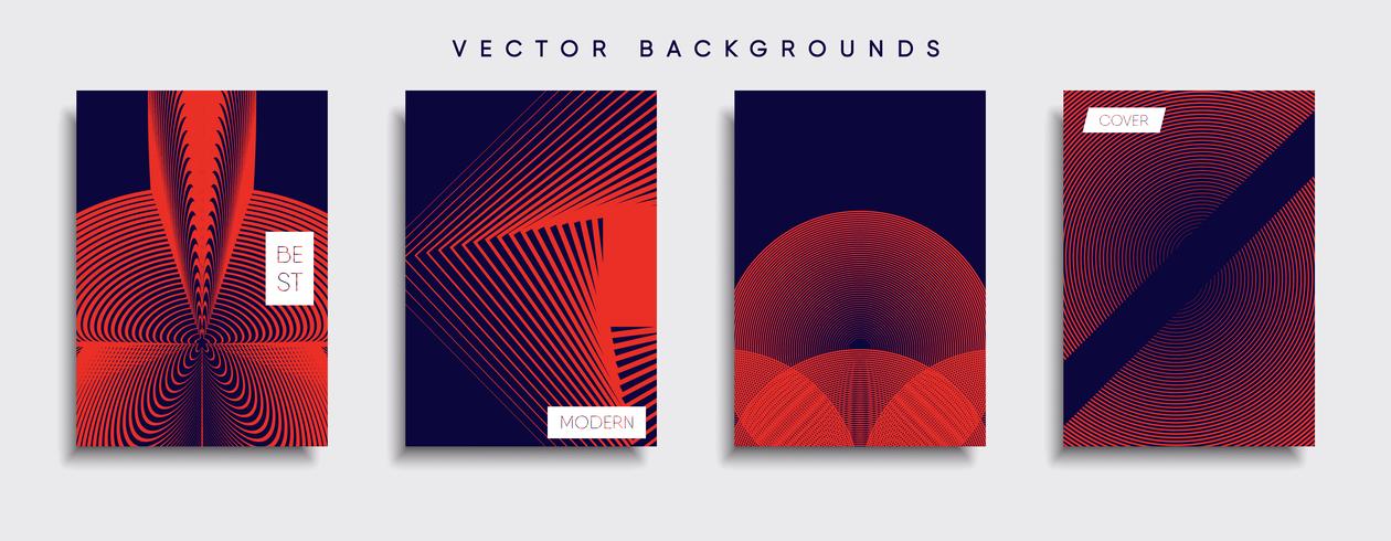 Minimal Vector cover designs. Future Poster template.