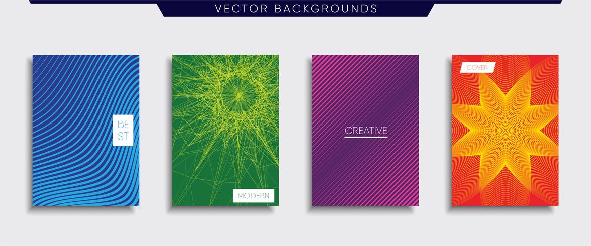 Minimal Vector cover designs. Future Poster template