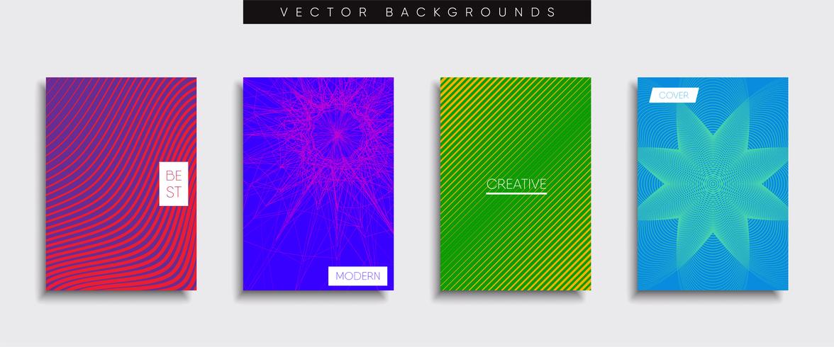 Minimal Vector cover designs. Future Poster template