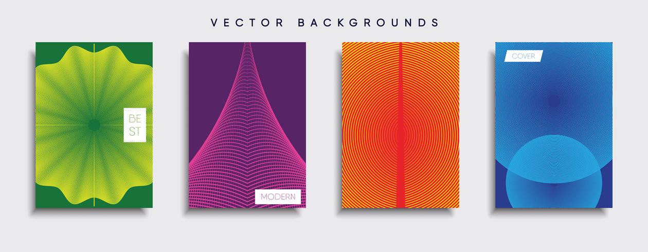 Minimal Vector cover designs. Future Poster template.