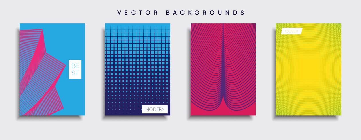 Minimal Vector cover designs. Future Poster template