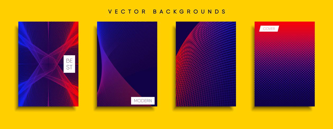 Minimal Vector cover designs. Future Poster template