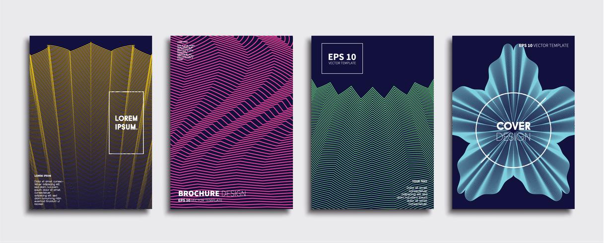 Minimal Vector cover designs. Future Poster template