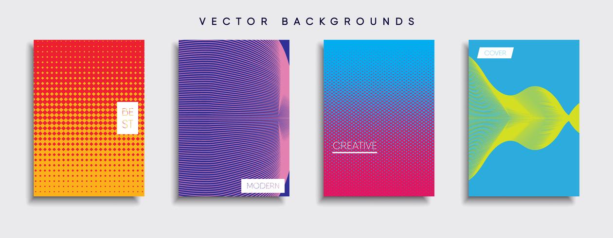 Minimal Vector cover designs. Future Poster template